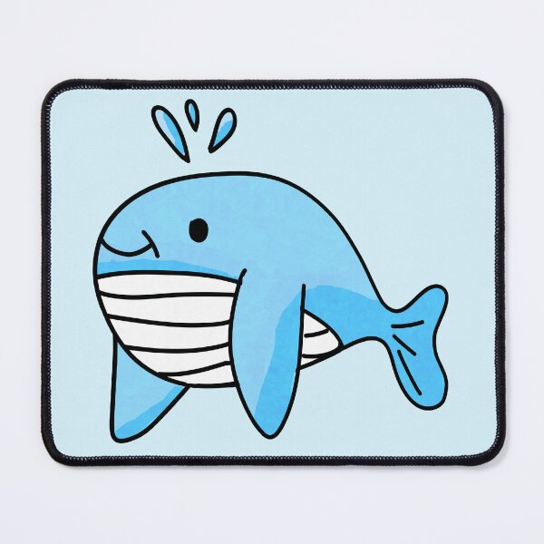 Item preview, Blue whale spraying water designed and sold by Kaewtaming.