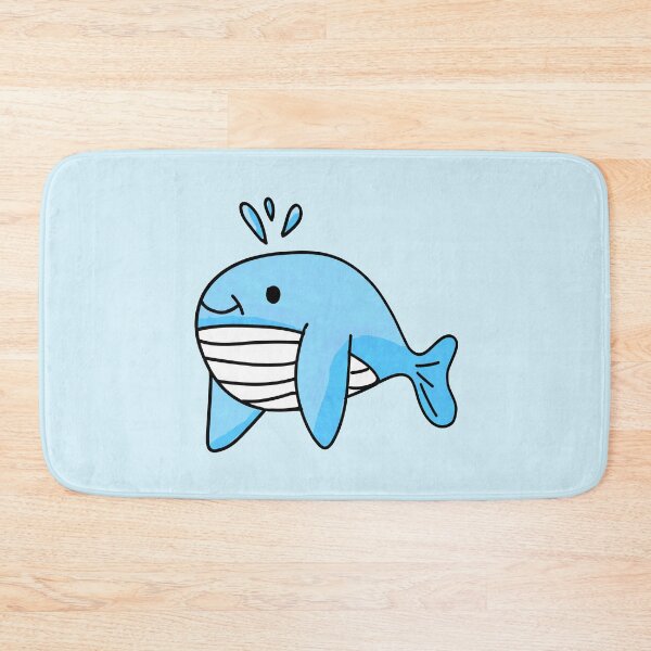 Item preview, Blue whale spraying water designed and sold by Kaewtaming.
