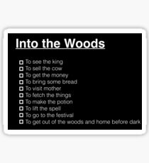 Into the Woods Sticker