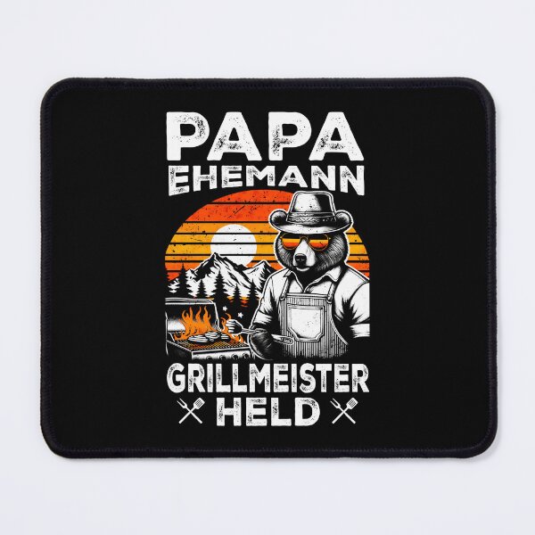 Item preview, Dad Husband Grill Master Hero Retro Father Bear Father's Day 2025 designed and sold by JUSTBEELEGANT.