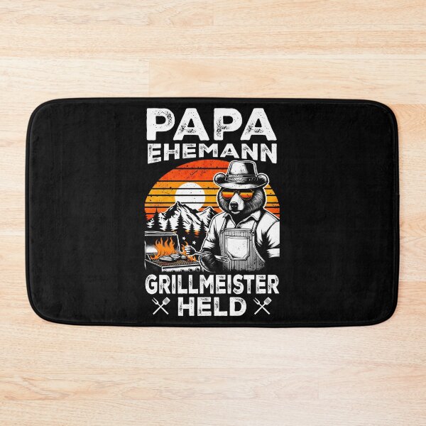 Item preview, Dad Husband Grill Master Hero Retro Father Bear Father's Day 2025 designed and sold by JUSTBEELEGANT.