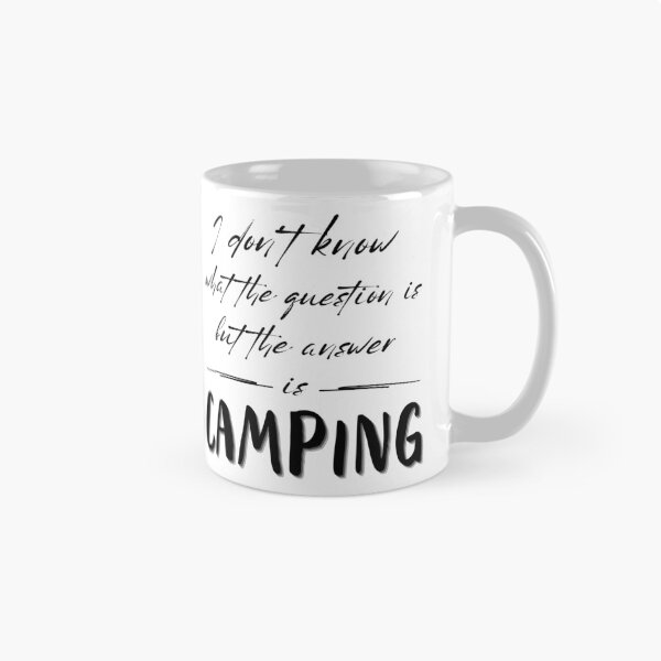 Item preview, Camping is the answer designed and sold by Lotta Wanderlove.