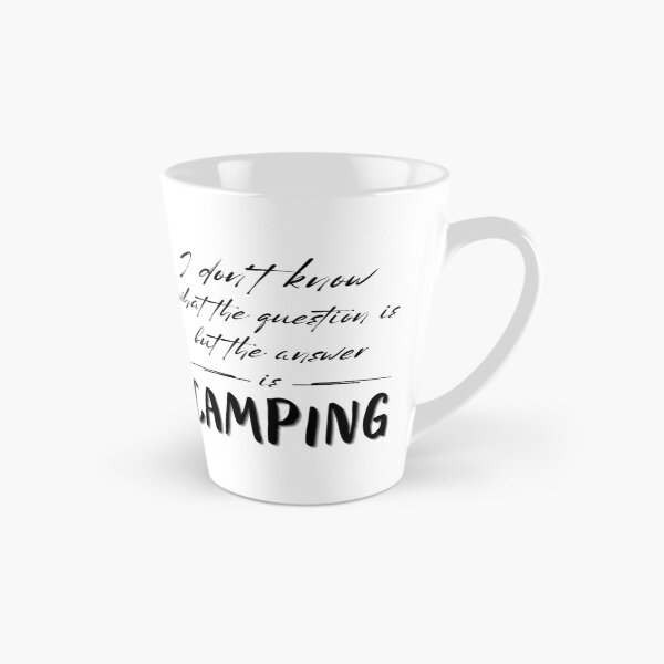 Item preview, Camping is the answer designed and sold by Lotta Wanderlove.