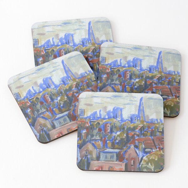 Item preview, Muswell Hill View Over London , Oil on Board designed and sold by Luke Bailey.