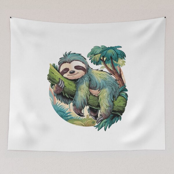 Item preview,  cute sloth colorful, sloth stack  designed and sold by venavar.