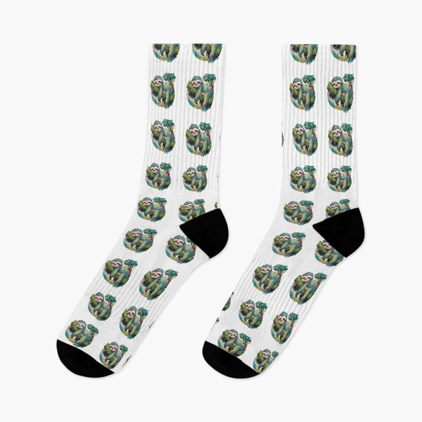 Item preview,  cute sloth colorful, sloth stack  designed and sold by venavar.
