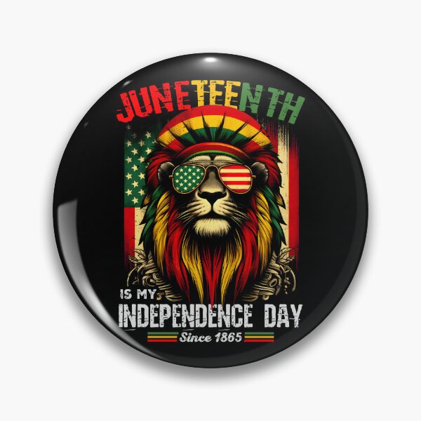 Item preview, Lion Juneteenth Is My Independence Day 1865 Dad 4th of July Day Since 1865 Lion designed and sold by JUSTBEELEGANT.