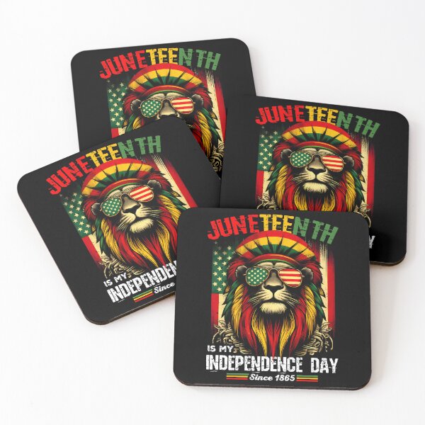 Item preview, Lion Juneteenth Is My Independence Day 1865 Dad 4th of July Day Since 1865 Lion designed and sold by JUSTBEELEGANT.