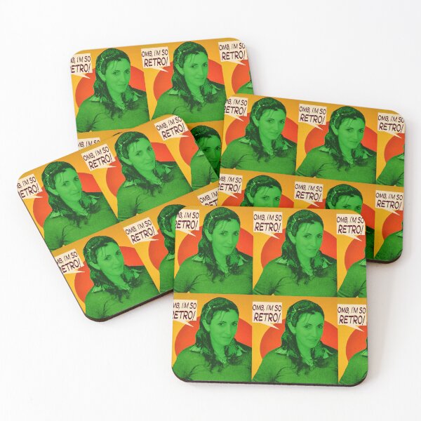Item preview, Photomontage portrait of retro seventies kitsch woman designed and sold by Carré Comme Orange.