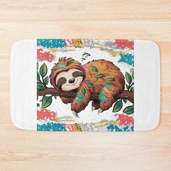 Item preview, cute sloth colorful, sloth stack designed and sold by venavar.