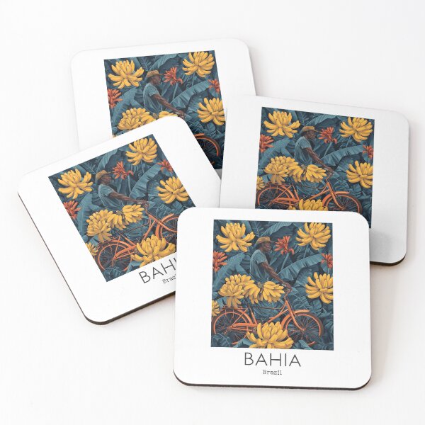 Item preview, A Vintage Travel Illustration of Bahia - Brazil designed and sold by GoodOldVintage.