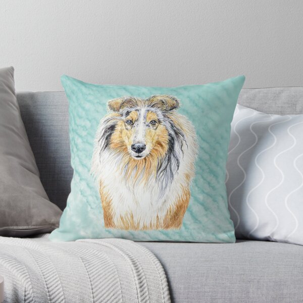 Sheltie (Shetland Sheepdog) to Love Throw Pillow