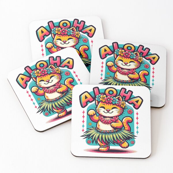 Item preview, Aloha - Funny Summer Cat designed and sold by Kidzz.