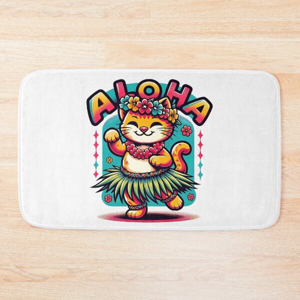 Item preview, Aloha - Funny Summer Cat designed and sold by Kidzz.