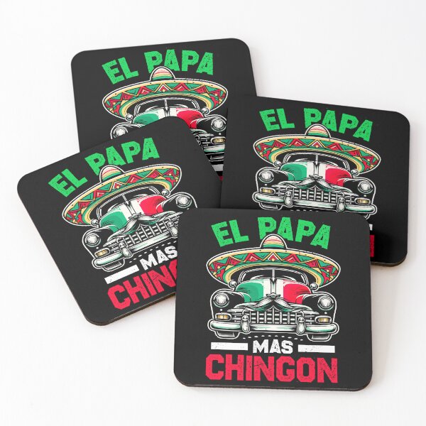 Item preview, El Papa Mas Chingon Funny Car Latino Dad Mexican Fathers Day Gift idea designed and sold by JUSTBEELEGANT.