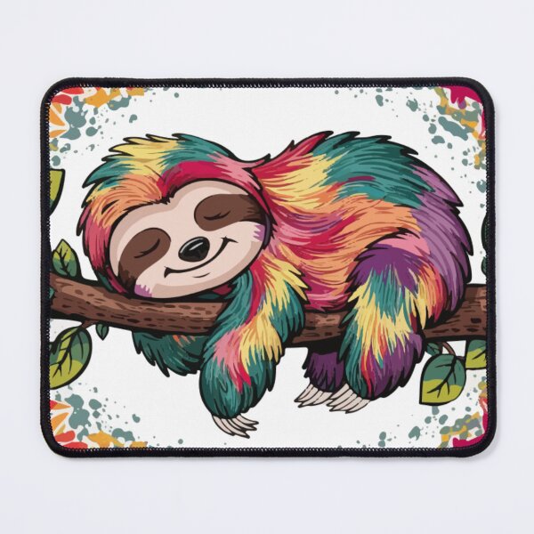 Item preview, cute sloth colorful, sloth stack designed and sold by venavar.