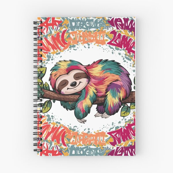Item preview, cute sloth colorful, sloth stack designed and sold by venavar.