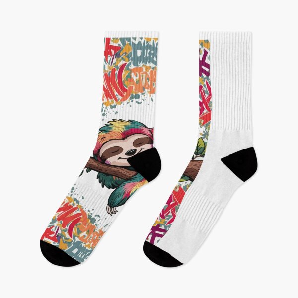 Item preview, cute sloth colorful, sloth stack designed and sold by venavar.