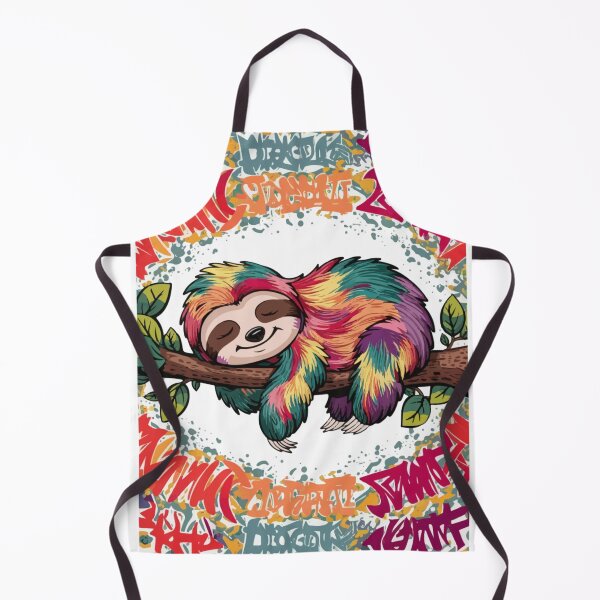 Item preview, cute sloth colorful, sloth stack designed and sold by venavar.