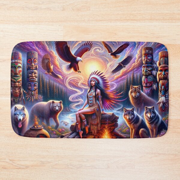 Item preview, American Indian Woman designed and sold by M-Y-A-R-T-.