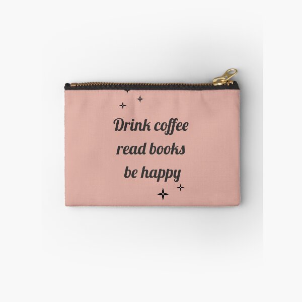 Artikelvorschau, Kaffee trinken Bücher lesen glücklich sein für Buch und Kaffeeliebhaber entworfen und verkauft von Matoforma.