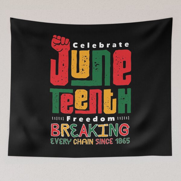 Item preview, Juneteenth Breaking Every Chain Since 1865 designed and sold by GroovyFusion.