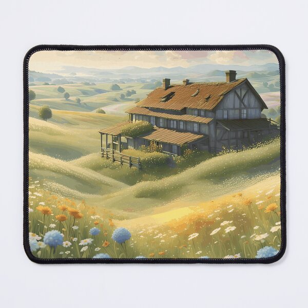 Artikelvorschau, Bauernhaus in der Hügellandschaft entworfen und verkauft von MoriFantasy.