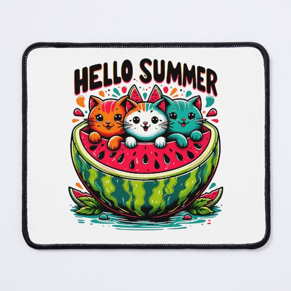 Item preview, Hello summer - Funny Summer Cat designed and sold by Kidzz.