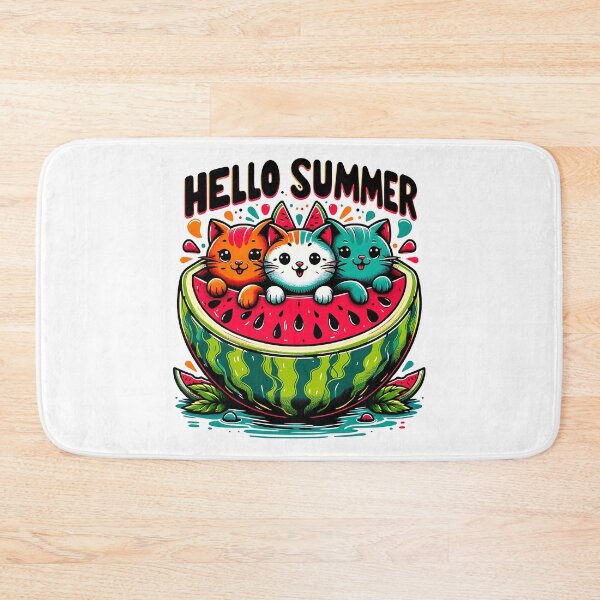 Item preview, Hello summer - Funny Summer Cat designed and sold by Kidzz.