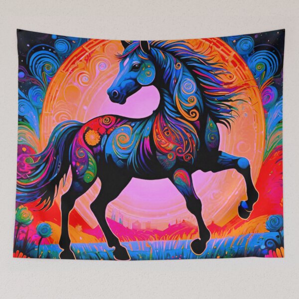 Item preview, Galloping Grace: Cute Baby Horse Pattern designed and sold by GrizzlyCollective.