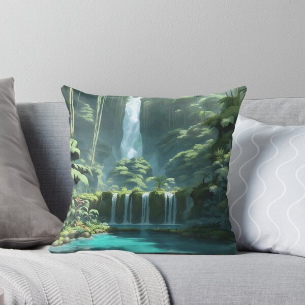 Item preview, Jungle With a Majestic Waterfall designed and sold by MoriFantasy.