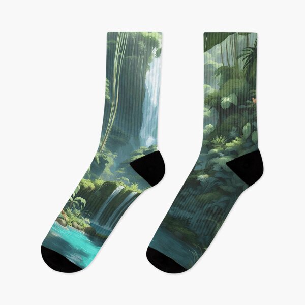 Item preview, Jungle With a Majestic Waterfall designed and sold by MoriFantasy.