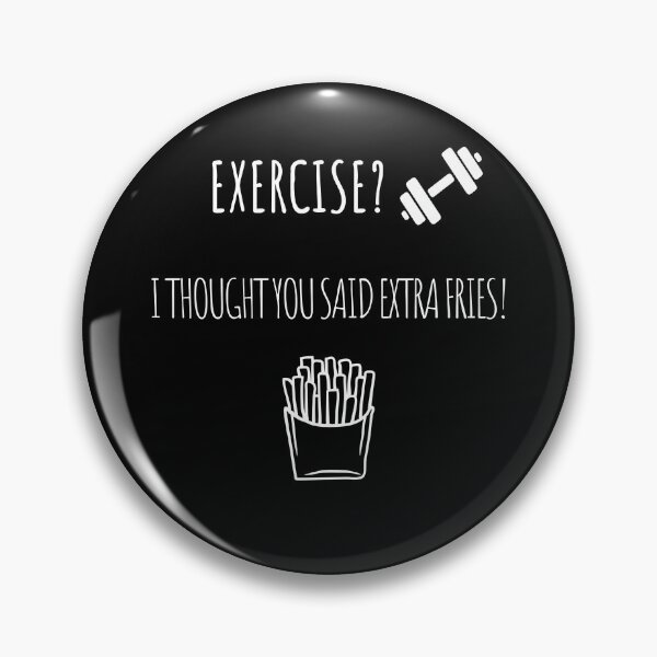 Item preview, Sweat for Fries: Finding Balance in Fitness  designed and sold by PawsitivelyElla.