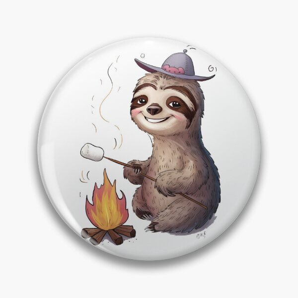 Item preview, campfire sloth,funny sloth  designed and sold by venavar.