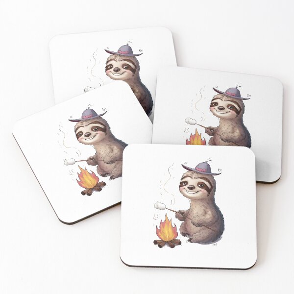 Item preview, campfire sloth,funny sloth  designed and sold by venavar.