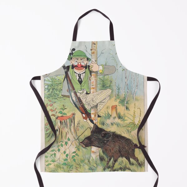 Item preview, Τhe hunter and the wild boar Vintage illustration designed and sold by Lacasadellora.