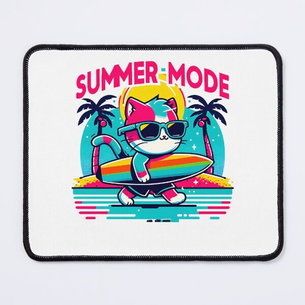Item preview, Summer mode - Funny Summer Cat designed and sold by Kidzz.
