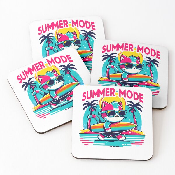 Item preview, Summer mode - Funny Summer Cat designed and sold by Kidzz.