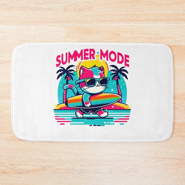 Item preview, Summer mode - Funny Summer Cat designed and sold by Kidzz.