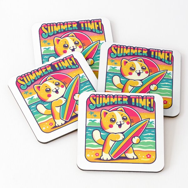 Item preview, Summer time - Funny Summer Cat designed and sold by Kidzz.