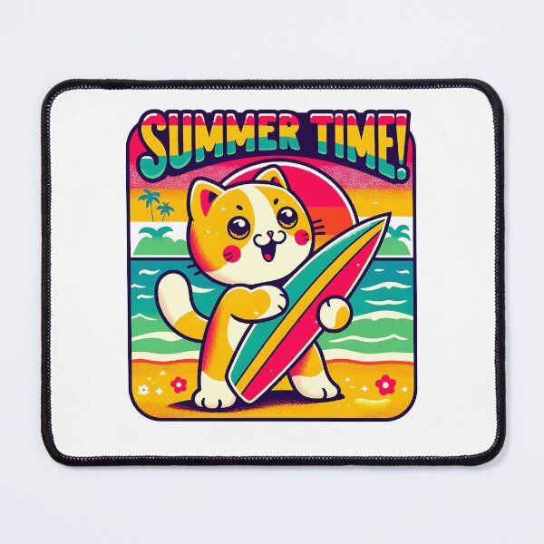 Item preview, Summer time - Funny Summer Cat designed and sold by Kidzz.