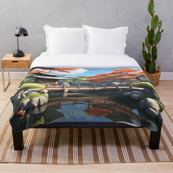 Item preview, Japanese Garden Anime Style designed and sold by MoriFantasy.