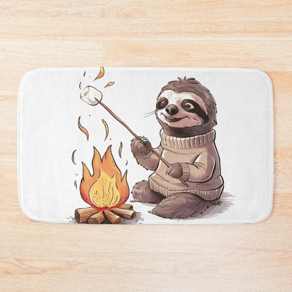 Item preview, campfire sloth,funny sloth designed and sold by venavar.