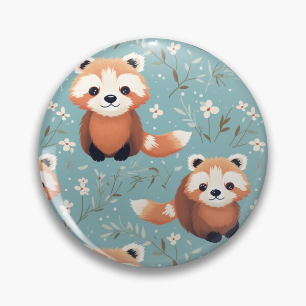 Item preview, Cartoon style seamless red panda in color water for pet product. designed and sold by Whiteblueshop.