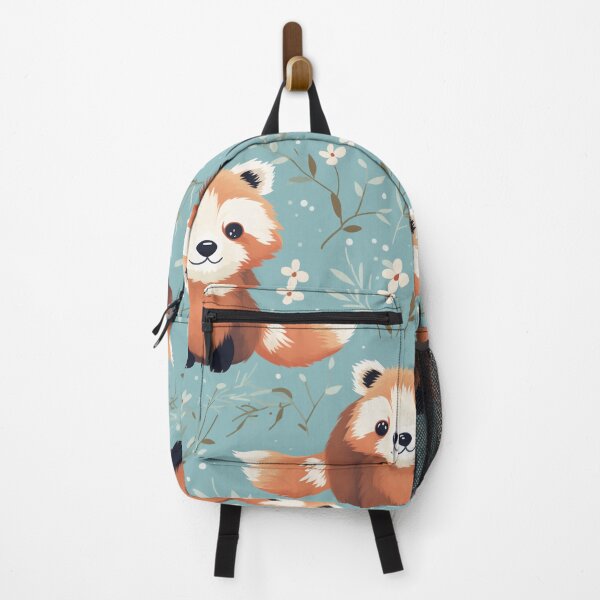 Item preview, Cartoon style seamless red panda in color water for pet product. designed and sold by Whiteblueshop.
