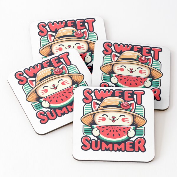 Item preview, Sweet summer - Funny Summer Cat designed and sold by Kidzz.