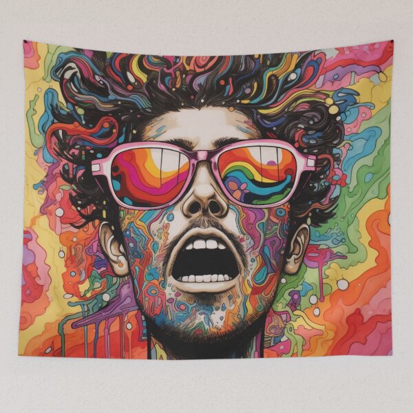 Item preview, Rainbow Man Wearing Sunglasses designed and sold by whitecat23.