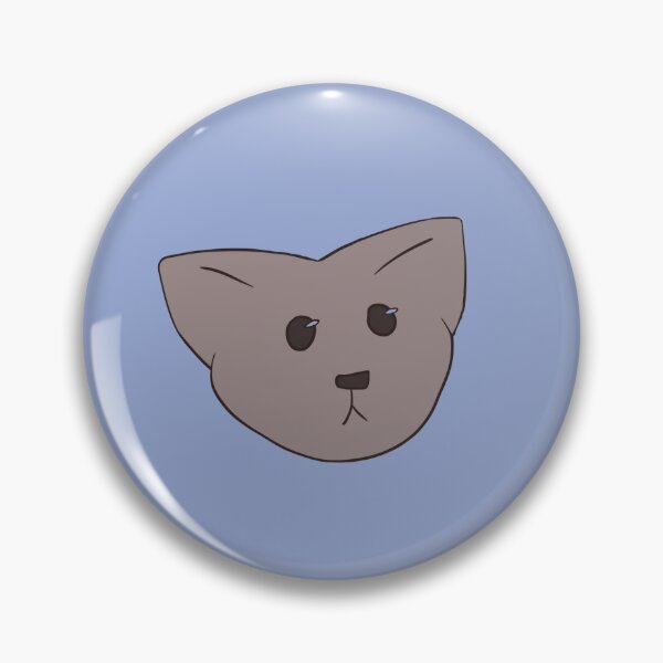 Item preview, Grey Cat with Big Eyes designed and sold by CamelCorruption.