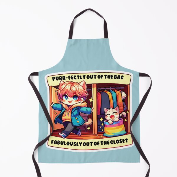 Item preview, Purr-fectly Out Of The Bag, Fabulously Out Of The Closet! designed and sold by JaeyaTansin.