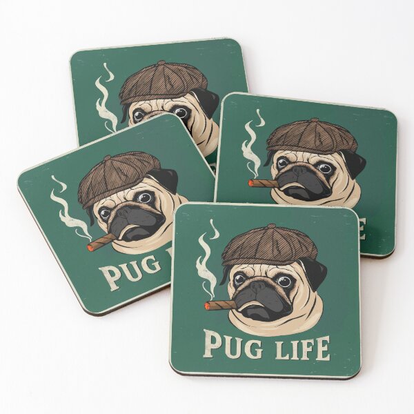 Artikelvorschau, Mops Leben entworfen und verkauft von Angry Swan Designs.
